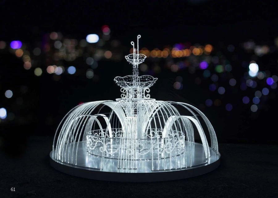 Decorative Outdoor LED Fountain Illumination - Frame Model