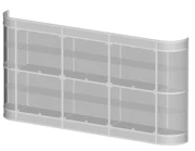 Display Cabinet 3898 x 450 x H 2000