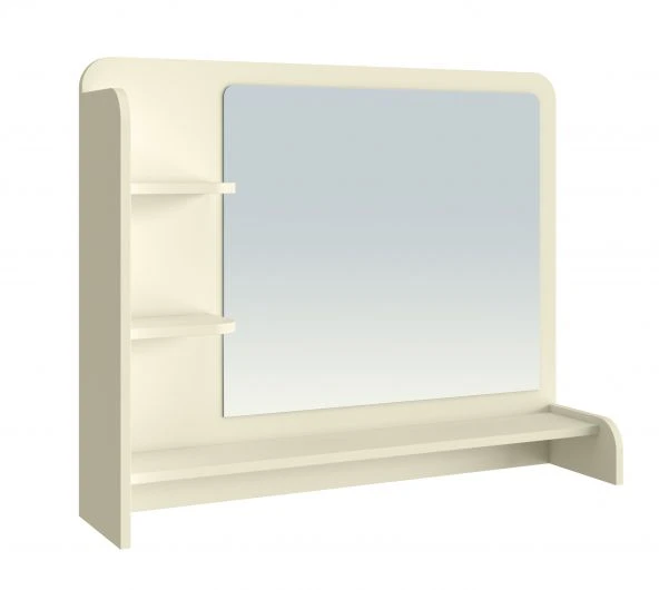 Wooden Bedroom Furniture Mirror Shelf