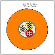 Seismic Field Cable KPSPUz for Geophones