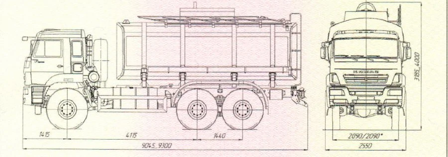 Technical and Food Liquid Transport Tanker UST 5453K9