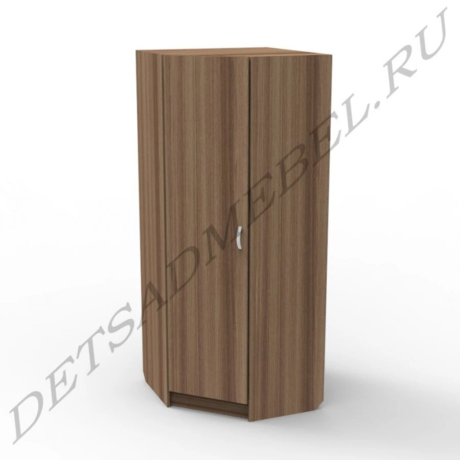 Corner Wardrobe with Shelves for Outerwear Storage