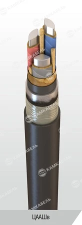 Power Cable with Aluminum Conductors and Paper Insulation 6/10 kV CAAShv p