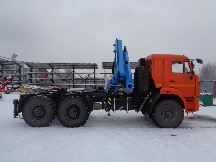 Multi-functional Truck with Hydraulic Crane MKMA on KAMAZ 43118 Base 41K07N-U5