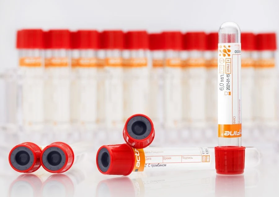 Acti-Fine® Vacuum Blood Collection Tubes with Thrombin, 13x75 mm, 2.5 ml