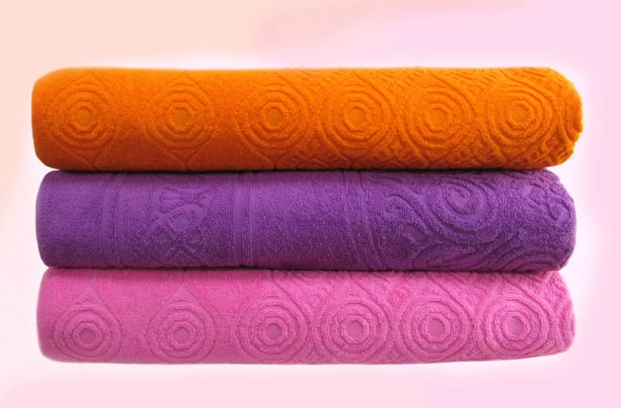 Soft Cotton Bath Towels - Smooth Dyed