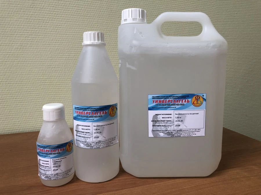 Universal Gel for Ultrasound and Electrophysiological Studies