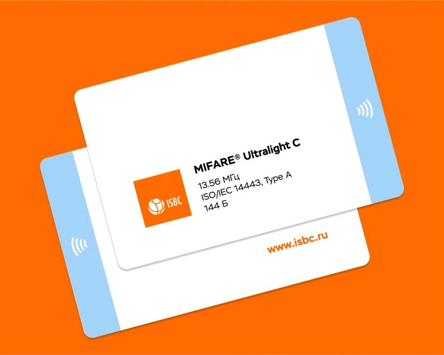 Smart Card ISBC® with Integrated Mifare Ultralight C Chip