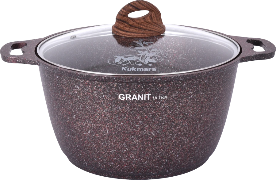 1L Aluminum Cast Pot with Non-Stick Coating, Kukmara, Granit Ultra Line