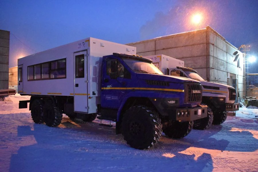 Special Purpose Vehicle on Ural 5557-6151-70 Chassis, Model GIRD 58498B, Modification 5849