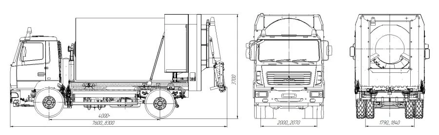 Waste Collection Vehicle ITM-216MZ