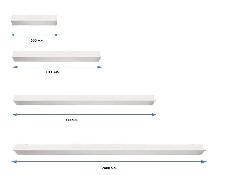 LineLux LED Linear Light Fixtures, Power 30-80W