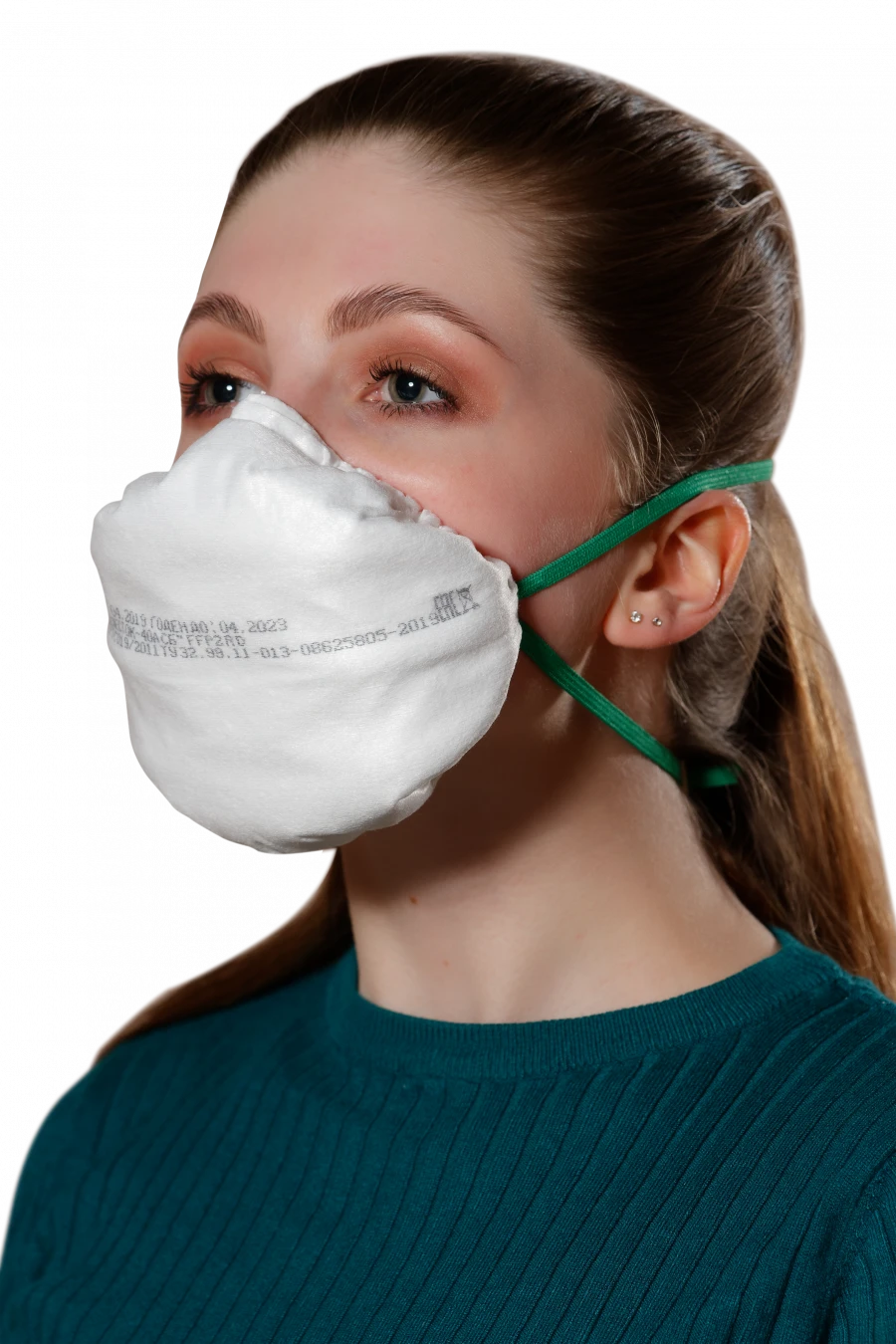 Disposable Filtering Half Mask for Aerosol Protection "Lepestok-40 SB" FFP2 NR D