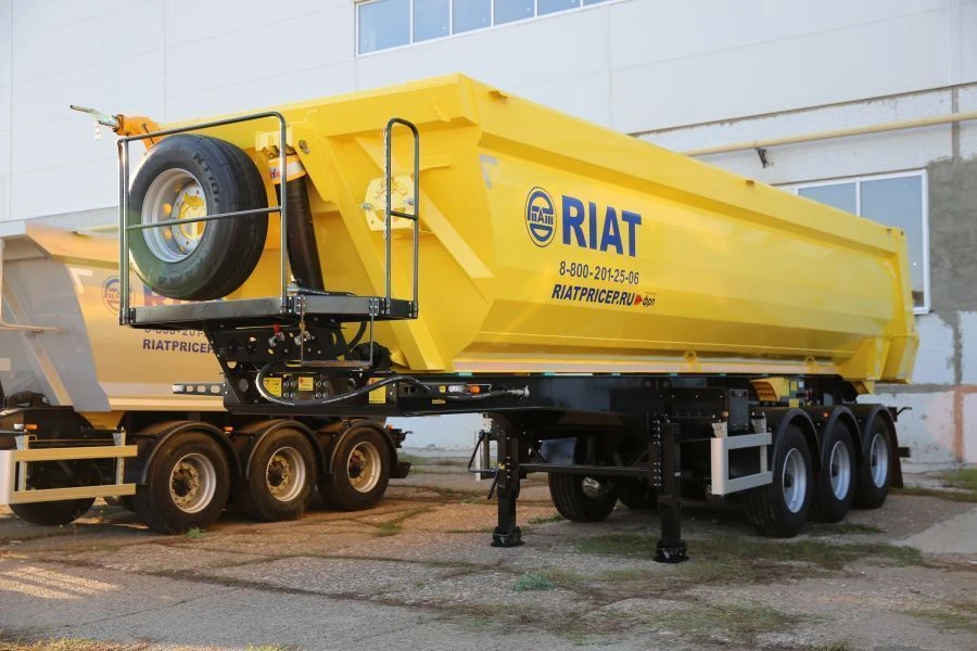 Half-Pipe Dump Semi-Trailer 924900-30H1 with BPW Axles