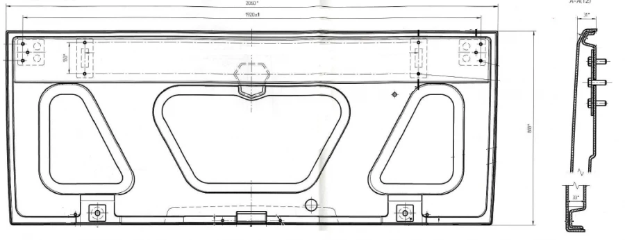 Rear Hatch 4238-50-5604020