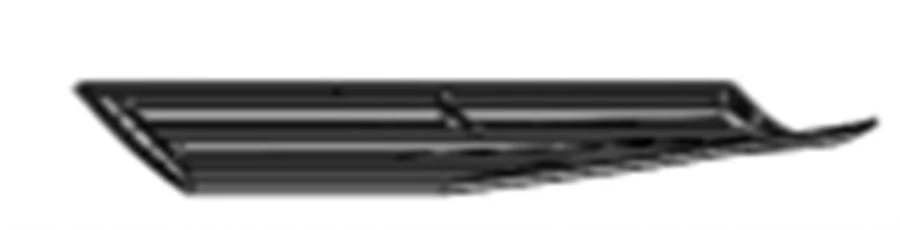 Rear Left False Panel S.21Р-10.50.100 for Tram Cars