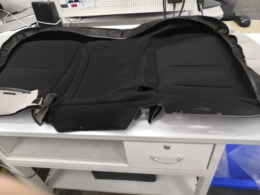 Black Fabric Rear Seat Cushion Cover 7002310XST33A8P