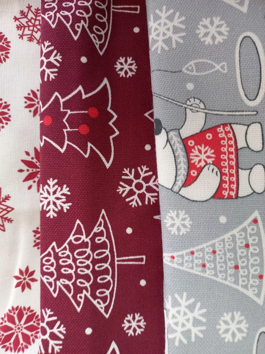 Printed Cotton Fabric "Rogozhka" 150cm Width, 192g/m²