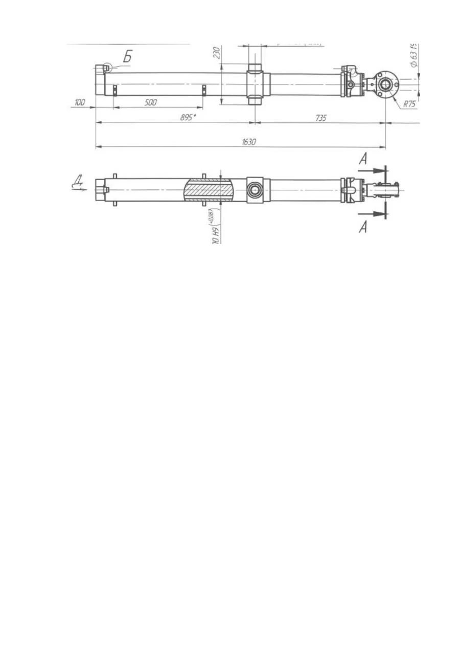 Hydraulic Cylinder for Linear Motion Control BG-10.43.01.000