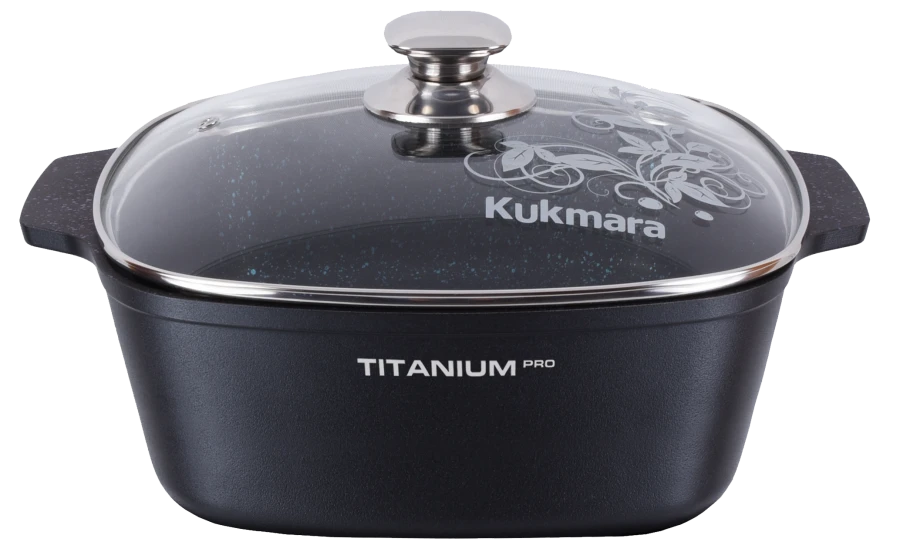 Aluminum Cast Pot 6.5L with Non-Stick Coating Kukmara Titanium Pro