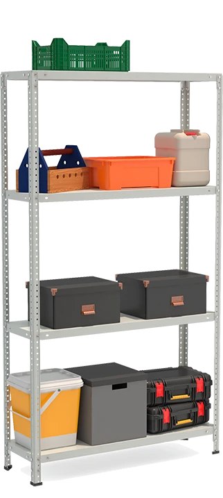 Reinforced Metal Shelf Rack STF Model 1034-1.8