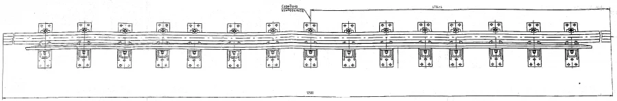 Cross Rail with Counter Rail for Switch Project 1323.02.040