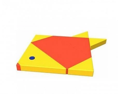 Colorful Fish Play Mat for Preschool Use