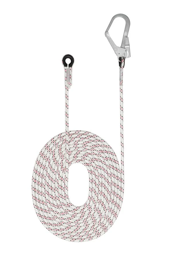 Flexible Anchor Line "AnchorLine 12" with Steel Carabiner, Code: VNT 091