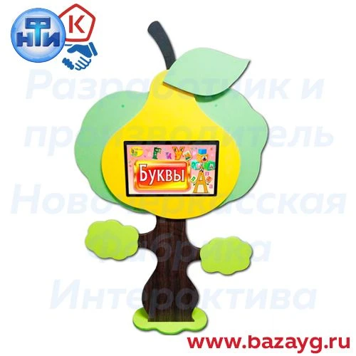 Interactive Educational Wall Panel "Pear" Model: G-21.5MT