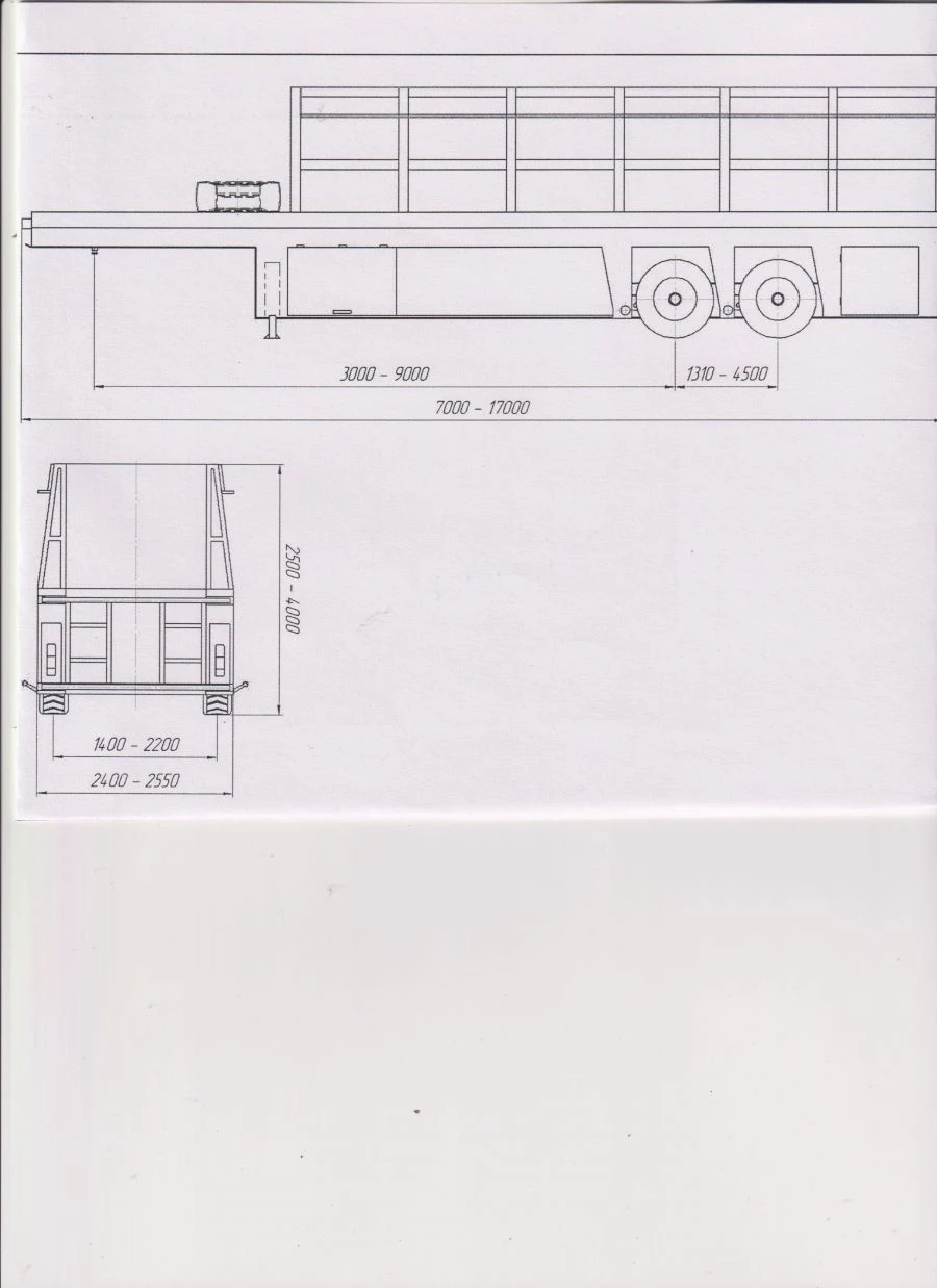 Panel Transport Semi-Trailer PP-3-2, Type P2, Modification 92298-0000010-08