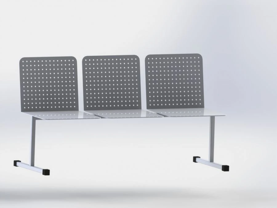 Metal Multi-Seat Bench - Custom Sizes Available