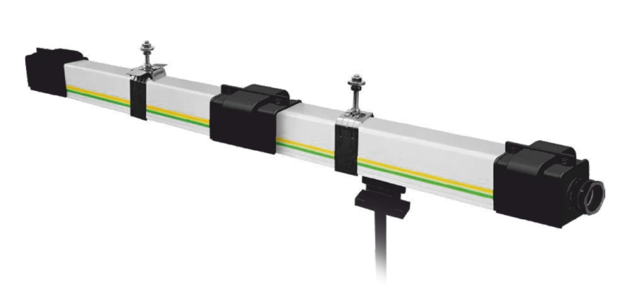 Trolley Busbar 4/140A, 3m, 3.3mm Section, 4 Rails - Model 21-523-05