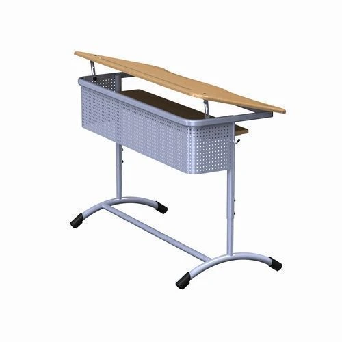 Adjustable Two-Seater Student Desk MDF Model for Growth Groups 1-7