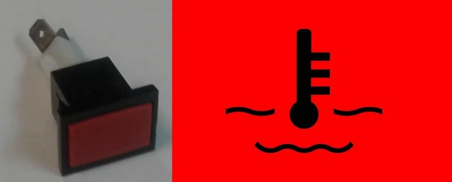 Control Lamp for Oil Temperature Alarm 2202.3803-22A