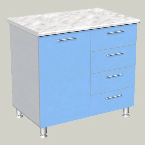One-Door Cabinet with Four Drawers TDF-5