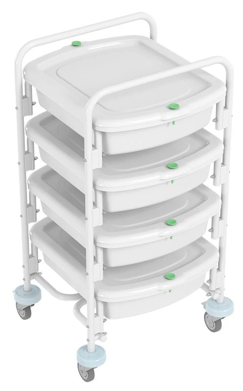 Endoscopic Container Trolley for Storage and Transport TKE-4-KRONT-1P