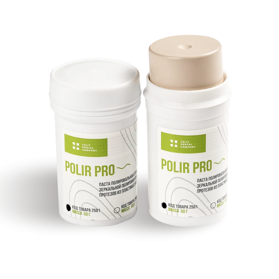 Polir Pro Polishing Paste for Mirror Polishing of Dentures, 50g