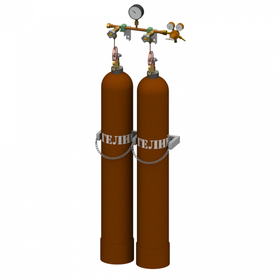 Dual Cylinder Helium Discharge Ramp RRG-2