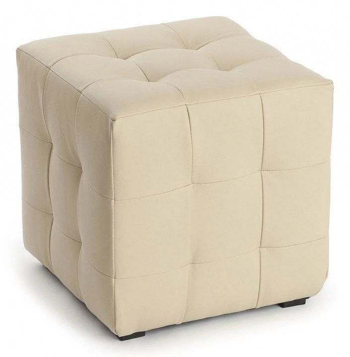 Customizable Puff with Wooden Frame - Leader Model