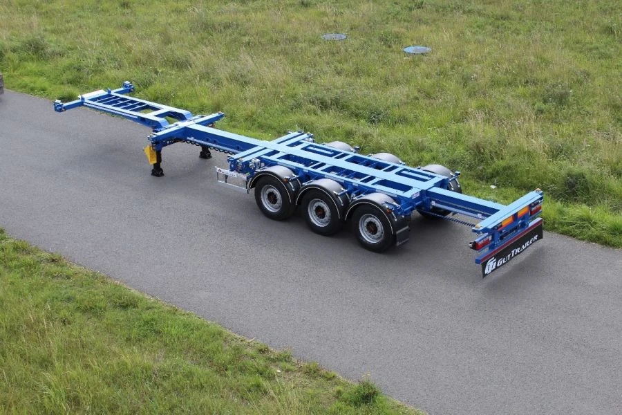 Container Carrier Semi-Trailer, 3-Axle, CSA-453 Model