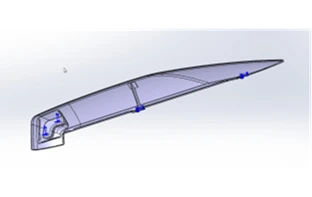 Complete Right Rear Fairing 5299-401-5602630/Z