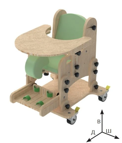 Bunny Seat Support for Proper Posture, Type 5