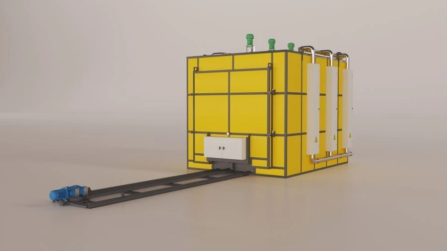 Chamber Electric Resistance Furnace with Retractable Base SDOС Type