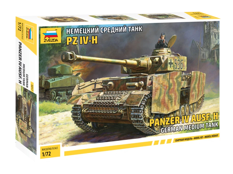 German Medium Tank PZ IV-H Model Kit
