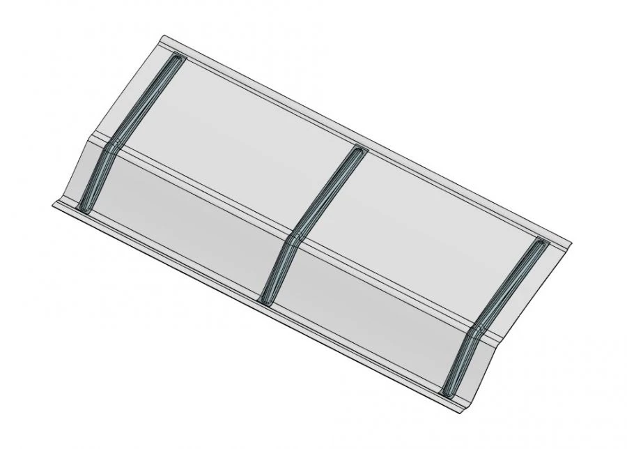 Ceiling Panel for Vehicles - Model 6299-401-5702016