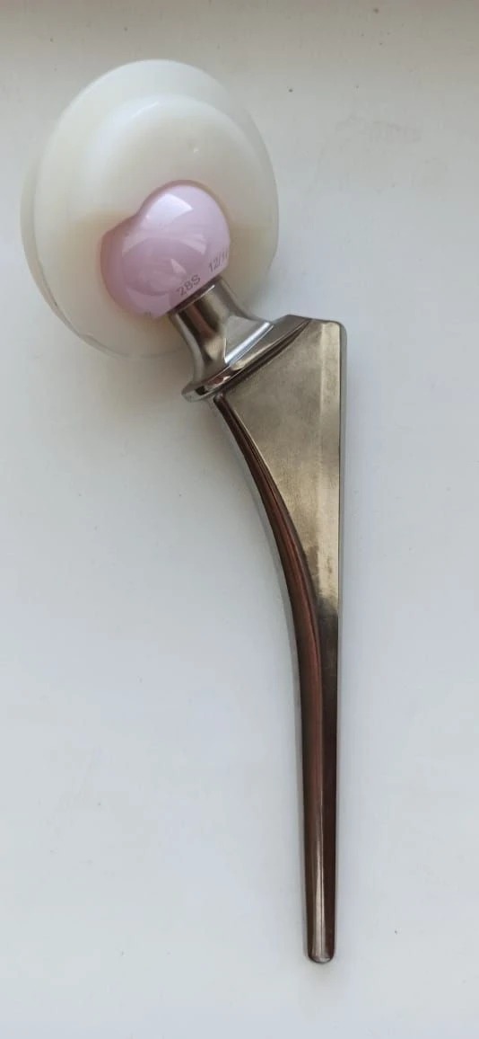 Total Hip Joint Prosthesis "ARTUS" with Implantation Tools for Cement Fixation