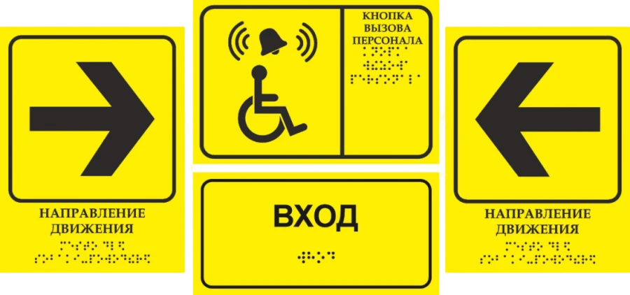 Informational Tactile Sign "UFAPRINT.RF