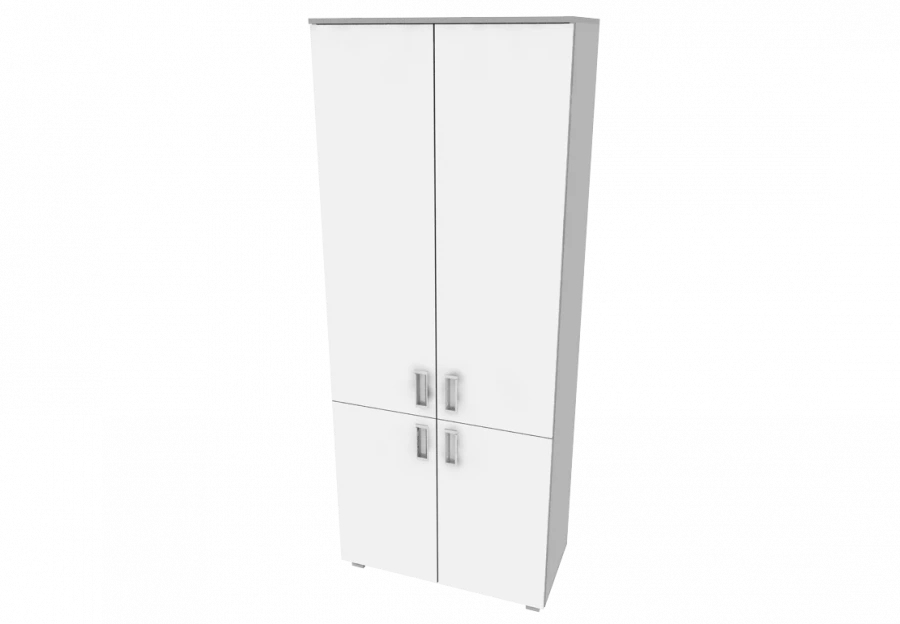 Storage Cabinet with 4 Swing Doors 800x400x2000mm