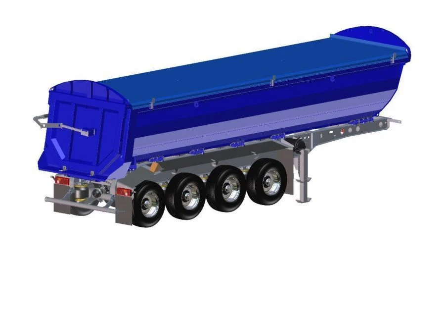 Tonar 9597 Dump Semi-Trailer for Construction Materials