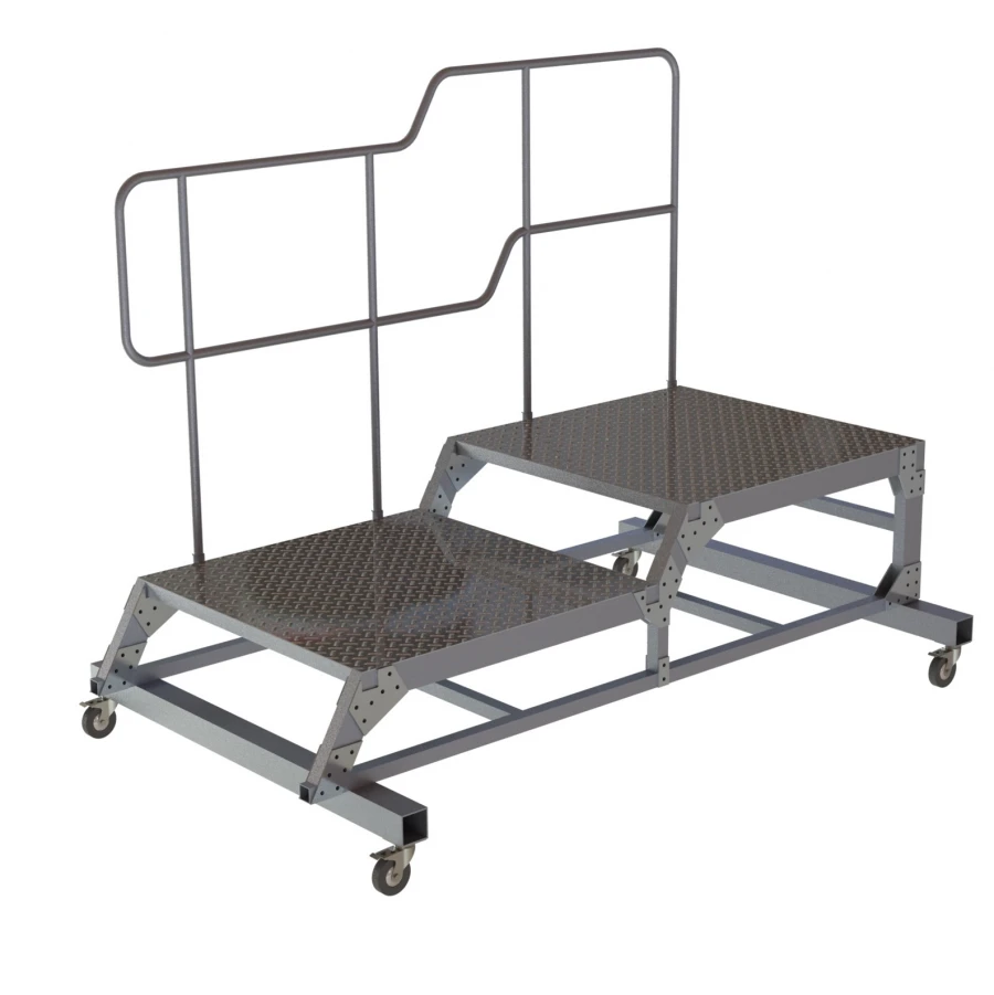 Two-Level Mobile Aluminum Work Stand PM-700-600